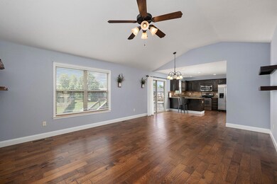 Upstairs Living and Dining Room