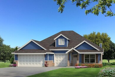 Craftsman-style home featuring a front lawn, drive