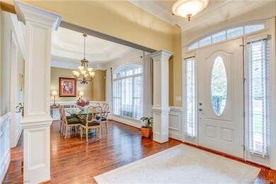 Notice the heavy wood trim.