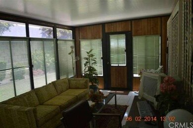 Enclosed patio from north side