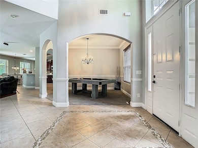 Foyer looking in to Formal Dining Room
