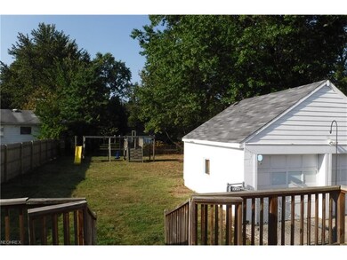 Backyard view from the deck