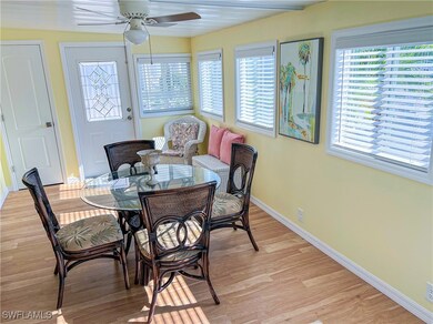 Front Entrance into Sunroom and dining area