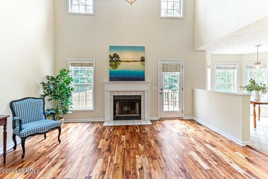 Living Room & fireplace