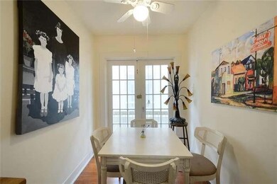 virtually staged flex space for dining or office