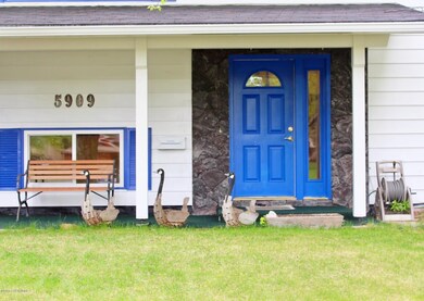 Covered front porch