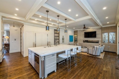 Architecturally designed kitchen with high end app