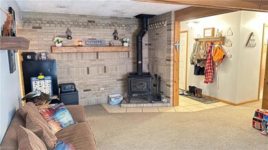 Living Room w/wood burner
