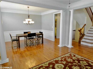 Dining Room - With hardwood floors and beautiful c