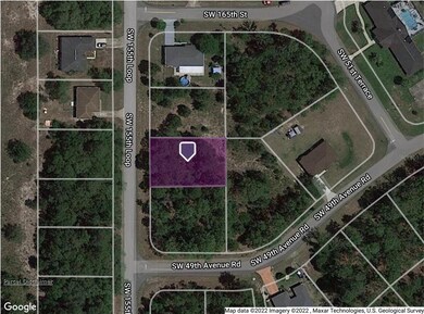 Google Earth view of lot. Lot is for representatio