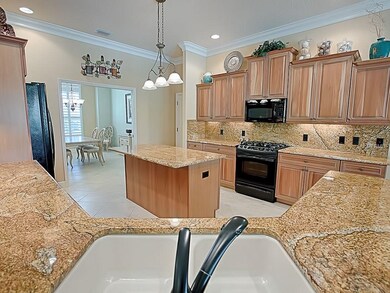 SPACIOUS KITCHEN with easy access to the dining ro