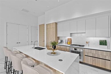 Kitchen and breakfast bar