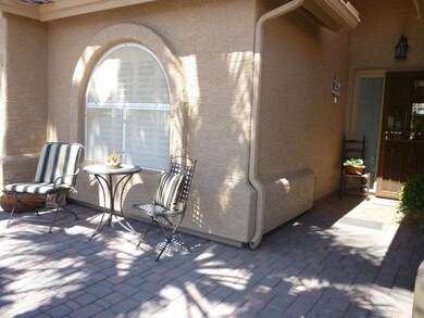 Front Patio At Front Entrance to Home