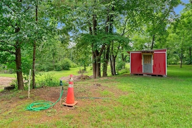 Storage Shed and one of the Water Hydrants.