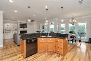 Look out to the water from your kitchen sink