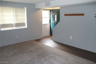 2nd view of Rec room with carpet & wood-type flooring