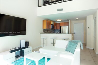 Loft style apartment with high ceilings and large living room
