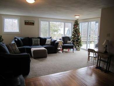 Open and light living room with...