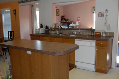 kitchen with island