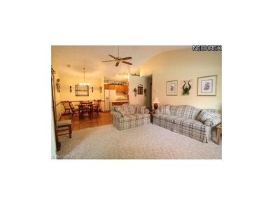 Living room w/vaulted ceiling