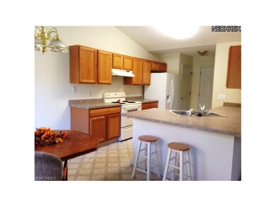 With a nice open floor plan, the dining area is ne