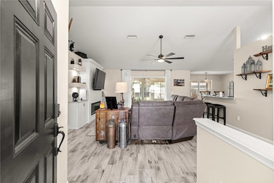 VIEW FROM INSIDE FRONT DOOR