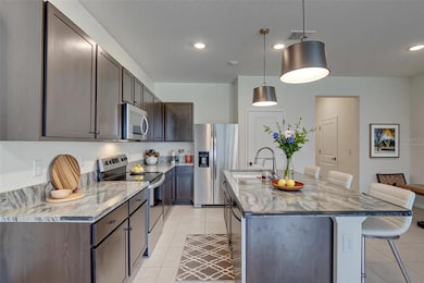 Virtually Staged Spacious Kitchen