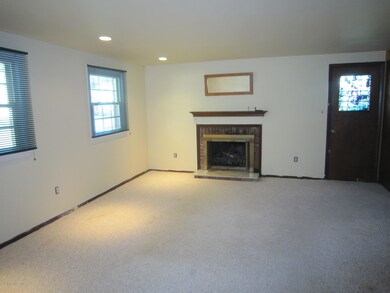 Family room with gas fireplace
