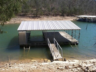 Private Dock with extra large covered Party Deck