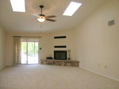 Family Room with Wells Fireplace