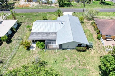 Aerial view of 806 SE 32nd St. Cape Coral, FL 33904