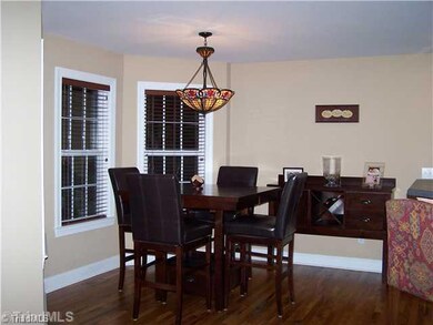 Breakfast. Breakfast area with bay window.