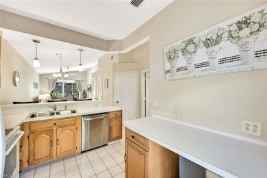 Kitchen overlooking Dining/Living Room