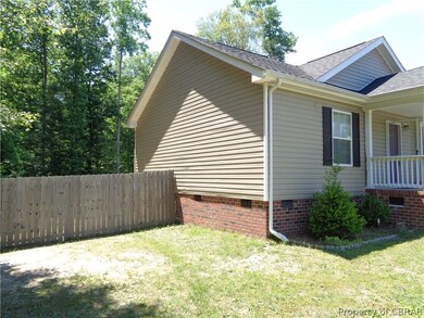 Side View with privacy fence