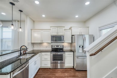 Kitchen with stainless steel appliances, plenty o