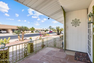 Front porch facing street