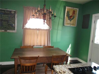 Eat in kitchen with access to the rear yard