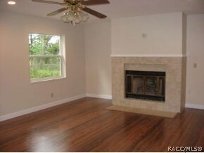 Fireplace in Family room