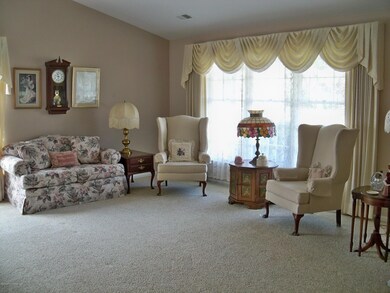 bright and cheerful living room