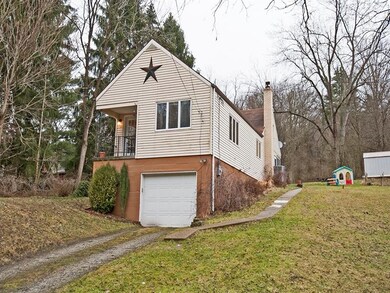 Oversized (30 foot length) one car garage.
