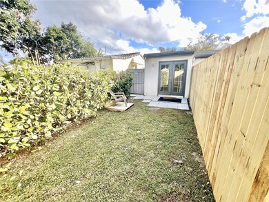 private fenced patio!
