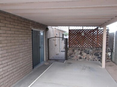 Patio in Backyard