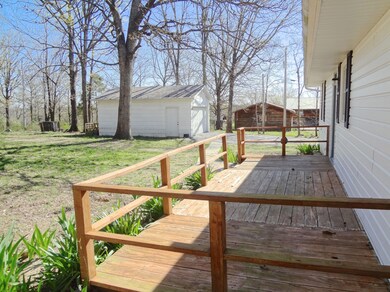 Private back deck