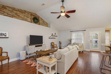 Stone accent wall