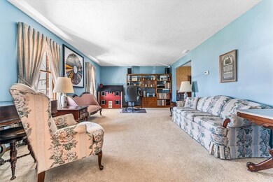 Spacious, front living room.