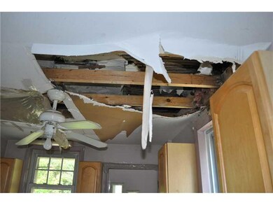 Kitchen. BATHROOM LEAKED INTO THE KITCHEN