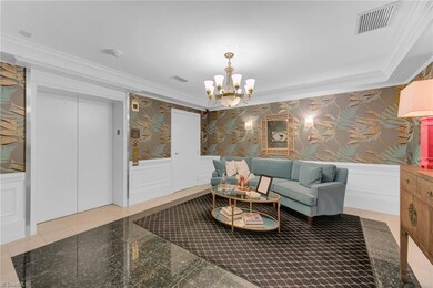 Elevator lobby within One Park Vista