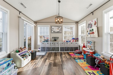 Sunroom space flexible for your needs including play room, office, formal dining room, and more.