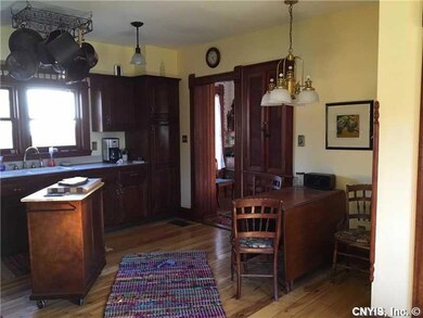 Kitchen. Hickory floors in kitchen , all woodwork 