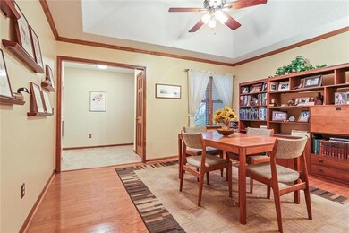 Large Dining Room between entry & Kitchen